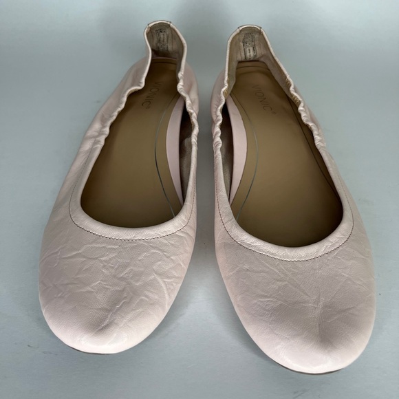 Vionic Alexa Ballet Flats Baby Pink Leather Women Size 41.5 US 9.5 Slip On - Picture 4 of 16